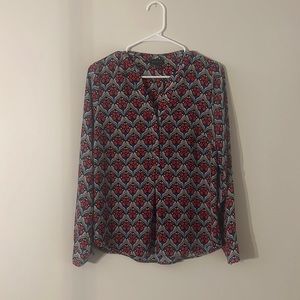 Fall flowing blouse.